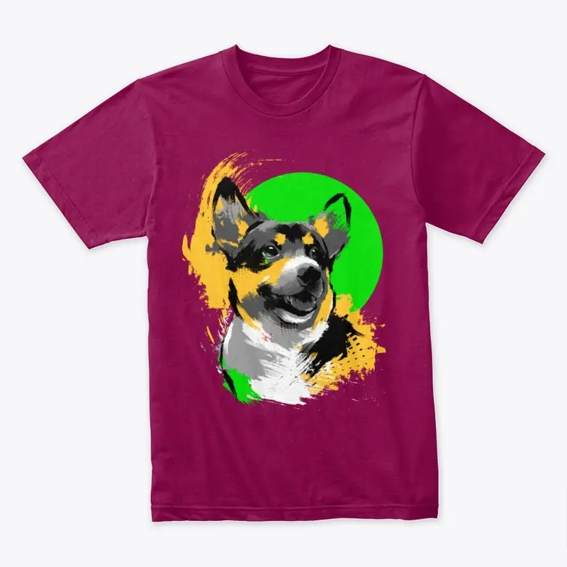 Mother of Corgis-Green-Premium-Light