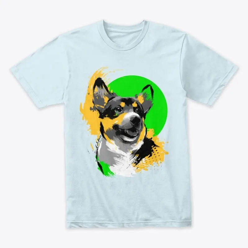 Mother of Corgis-Green-Premium-Dark