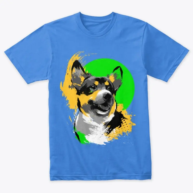 Mother of Corgis-Green-TriBlend