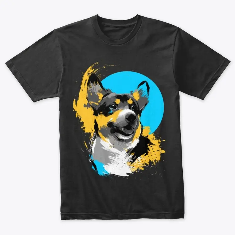 Mother of Corgis-Blue-TriBlend